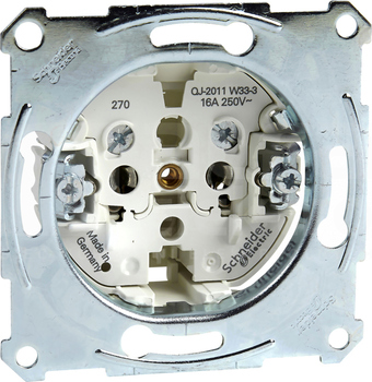 MERTEN SYSTEM M 2P 250VAC 16A Mechanizm gniazda wtykowego bez uziemienia
