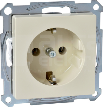 MERTEN SYSTEM M SCHUKO kremowy Gniazdo sieciowe