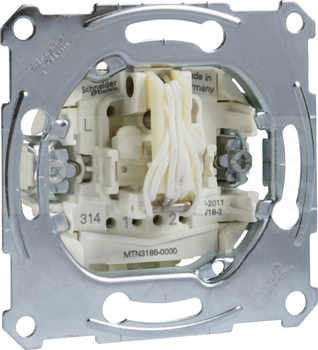 MERTEN 10AX 250 V z funkcją łącznika schodowego Mechanizm łącznika cięgnowego