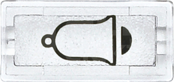 MERTEN przezroczysty Symbol klawisza dzwonek
