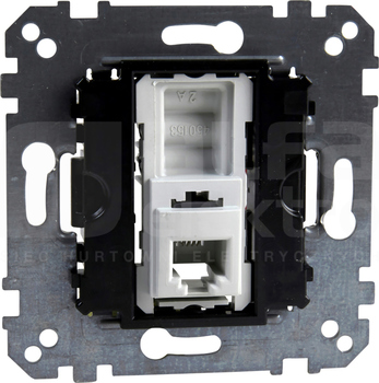 MERTEN M RJ12 4P Mechanizm gniazda telef.