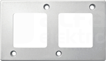 MERTEN ANTY-WANDAL aluminium Ramka 2-krotna