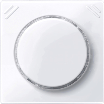 MERTEN SYSTEM M biały active Płytka centralna ściemniacza z pokrętłem