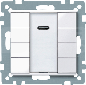 MERTEN KNX biały active połysk Przycisk 4-krotny plus+IR