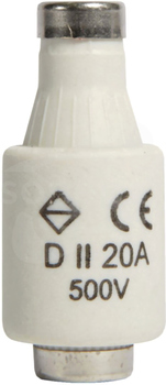 DII/E27 Bi-Wts 20A Wkładka bezpiecz.szybka