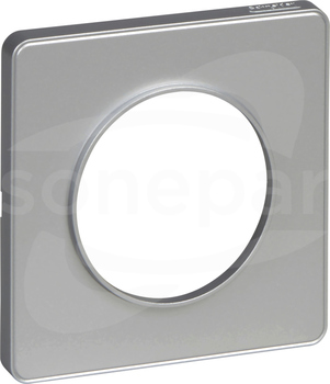Odace S53P802 Podstawa aluminium aluminium Ramka 1-krotna