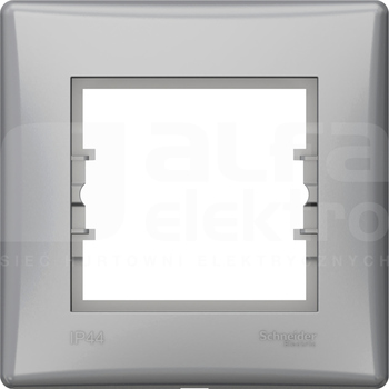 SEDNA IP44 aluminium Ramka 1-krotna