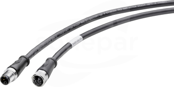 M12-180/M12-180 0,5m Kabel zasilający