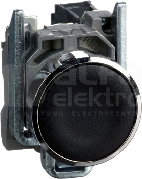XB4BA21 N/O CZARNY GUZIK KRY PRZYCISK Z SAMO.POWROTEM
