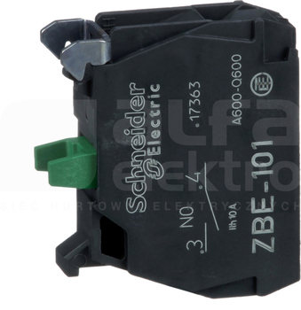 ZBE101 STANDARDOWE BLOK ZESTYKOW N/O ZACISKI SR