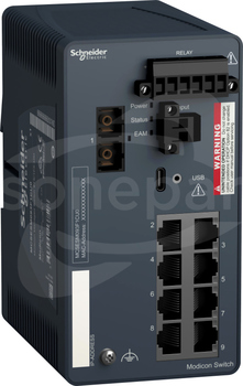 Switch Zarządzalny 8TX/1FX-MM Switch