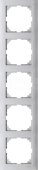 MERTEN M-PURE aluminium Ramka 5-krotna