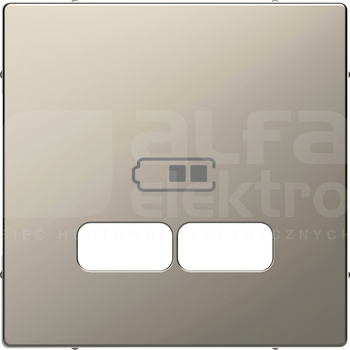 MERTEN D-LIFE nikiel Płytka centralna gniazda ładowania USB