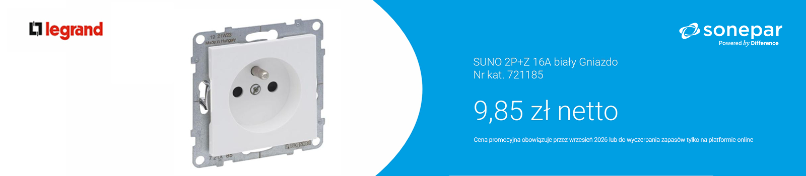 Legrand - promocja cenowa SUNO