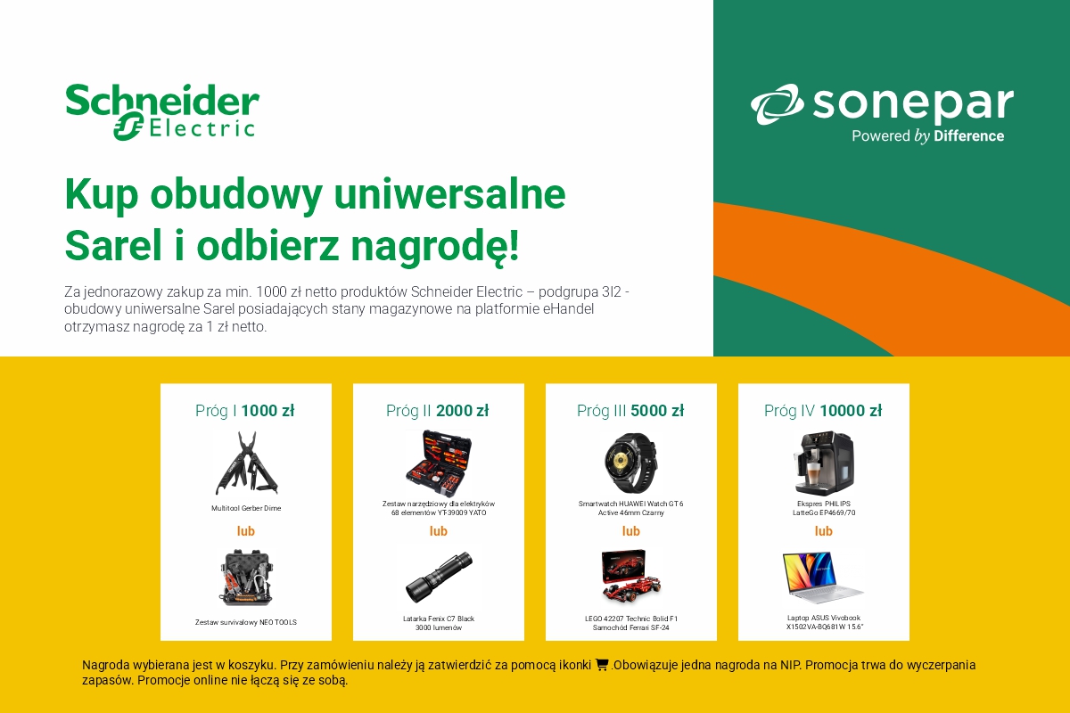 Szczegóły promocji Schneider Electric